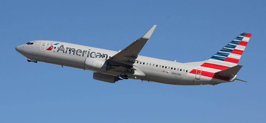 American Airlines N894NN Panoramic Photograph by Joseph C Hinson