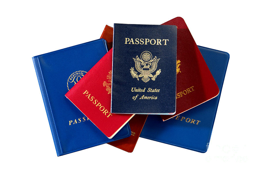 American and International Passports Photograph by Olivier Le Queinec