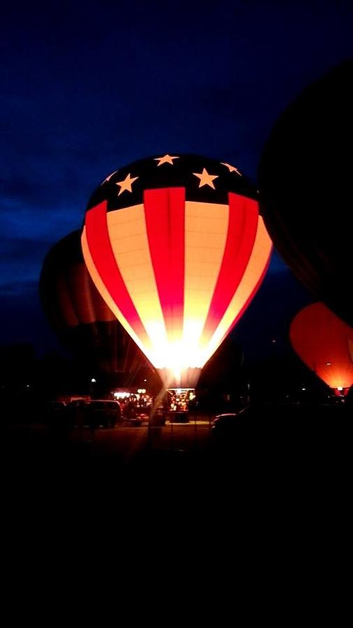 Summer Photograph - American Balloon by Lizze Cole