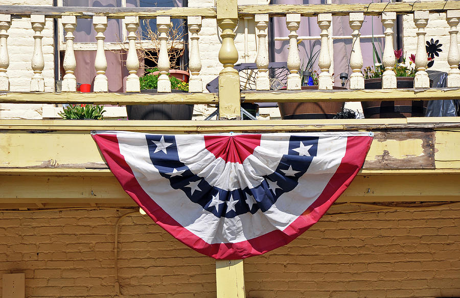 Fourth Of July Photograph - American banner by Ingrid Perlstrom