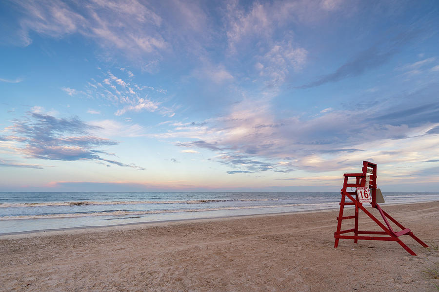 American Beach Seascape, Amelia Island, Florida Photograph by Dawna Moore Photography