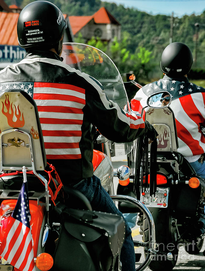 American Bikers Photograph by Kathleen K Parker