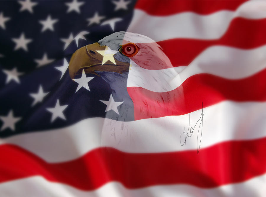 American Bird Digital Art