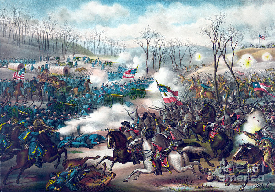 American Civil War, Battle Of Pea Photograph by Science Source
