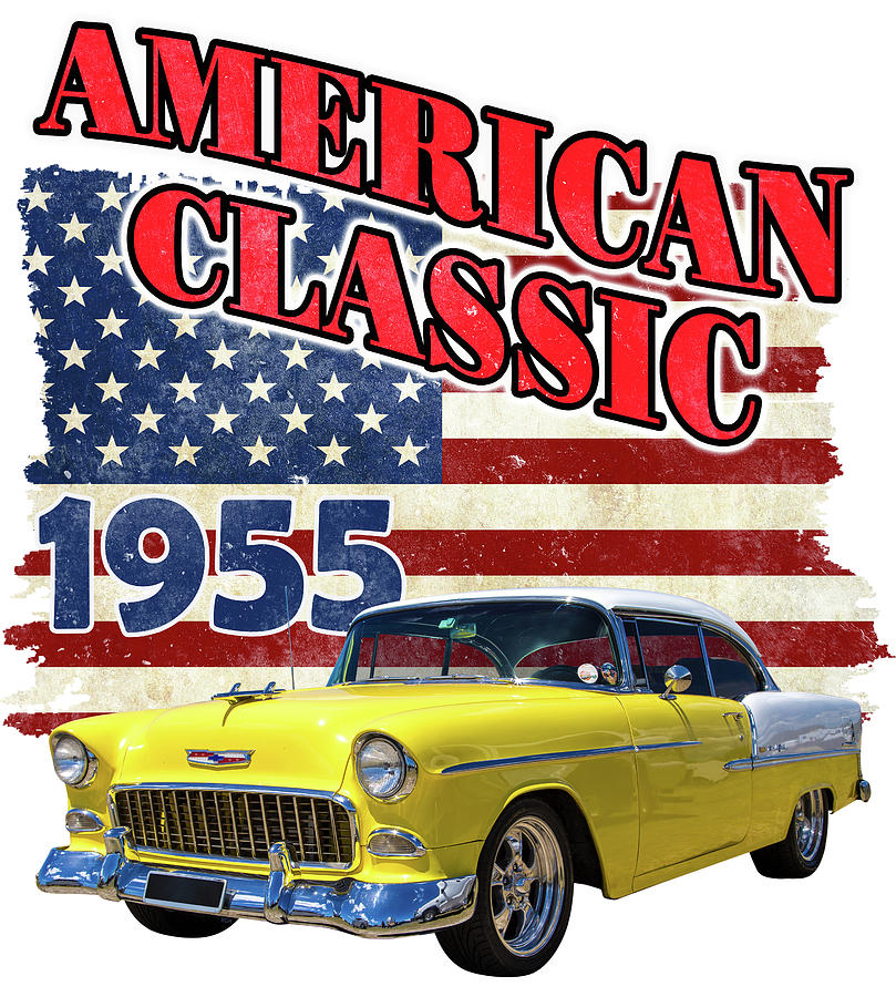 Car Photograph - American Classic 1955 by Keith Hawley