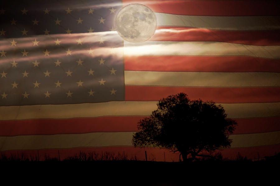 American Country Supermoon Photograph by James BO Insogna