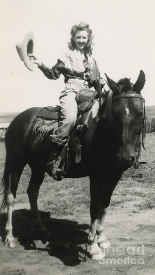 American Cowgirl Photograph by Gwyn Newcombe