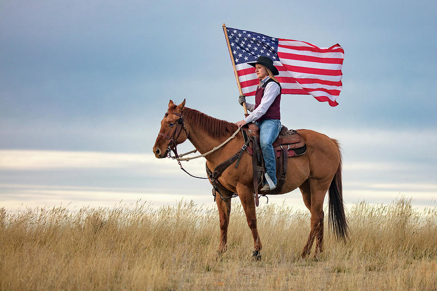 American Cowgirl Photograph by Todd Klassy