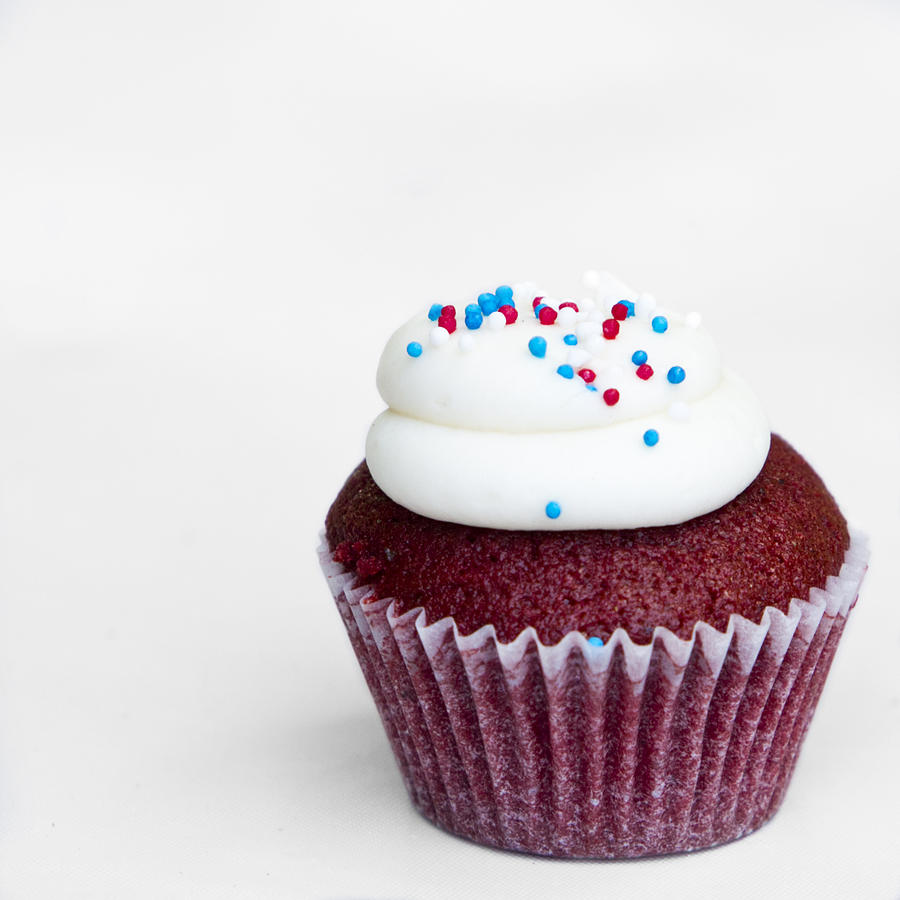 Cake Photograph - American Cupcake by Christina Miller
