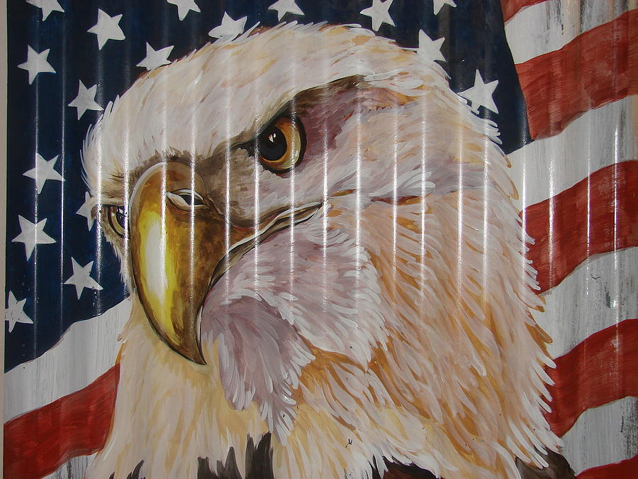 American Eagle Painting by Patty Sjolin