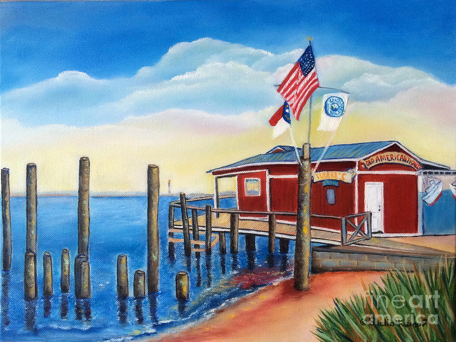 Old American Fish Co./ Safe Haven Ivans Painting by Shelia Kempf