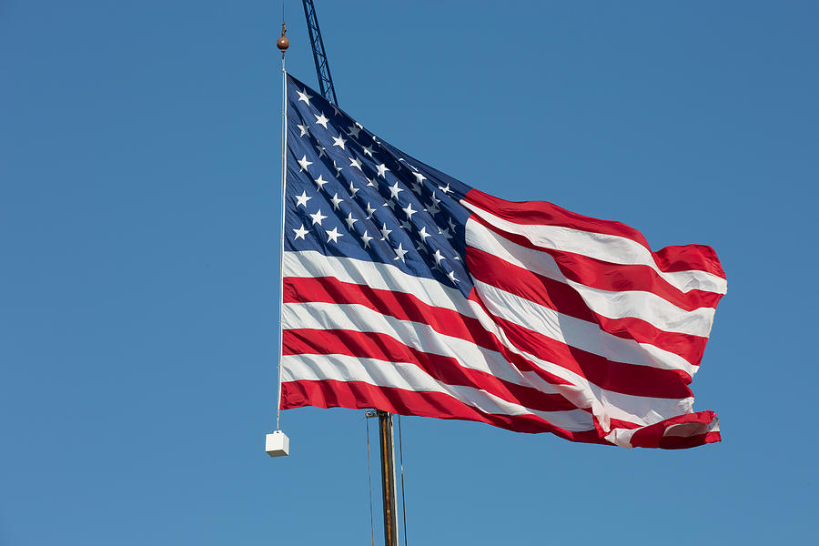 American Flag Photograph by Allan Morrison