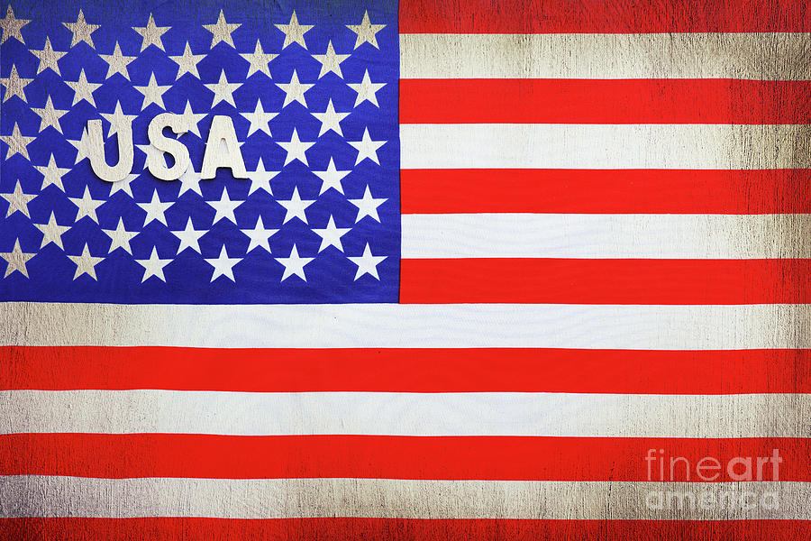 American flag Photograph by Anna Om