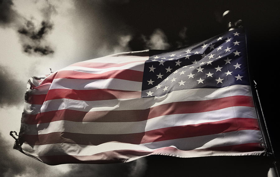 American Flag Photograph by Darius Aniunas
