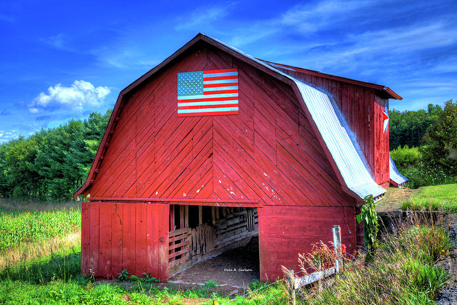 American Flag Photograph by Dale R Carlson