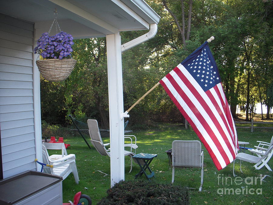 American Flag Photograph by Deborah Finley American Flag Photograph by Deborah Finley