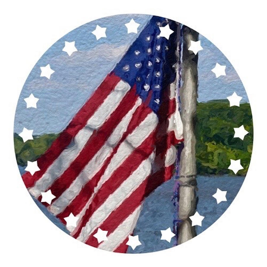 Proud to be an American Painting by Joan Reese