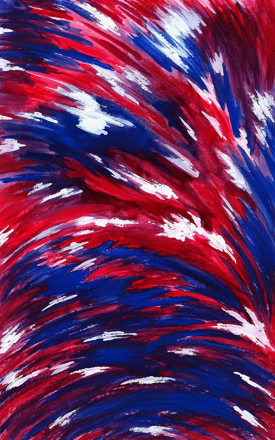 American Flag Painting by Michael Vigliotti