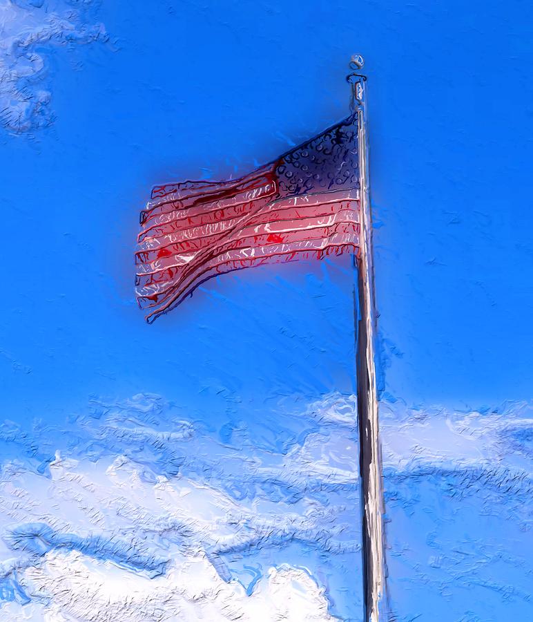 Flag Photograph - My Flag by Morgan Carter