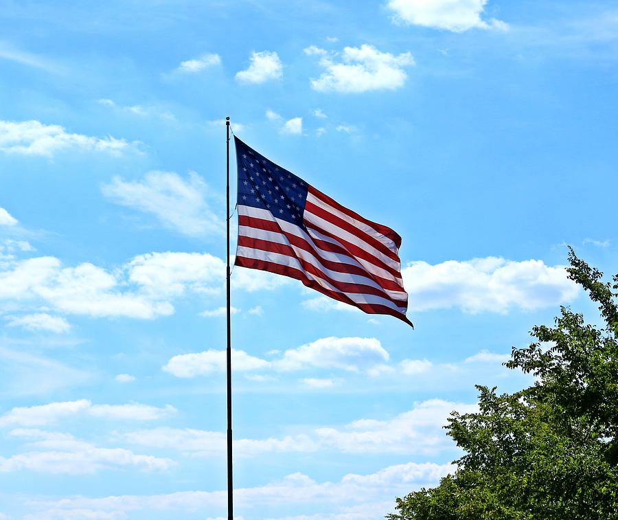 American Flag Photograph by Shelley Wilson - Fine Art America