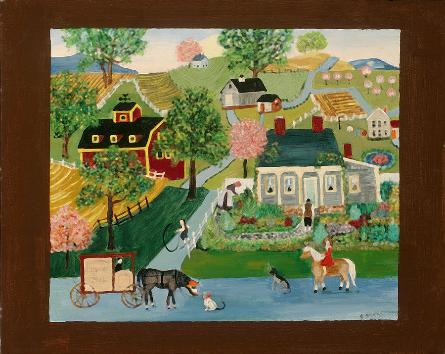American Folk Art Painting by Betty Stevens - Fine Art America