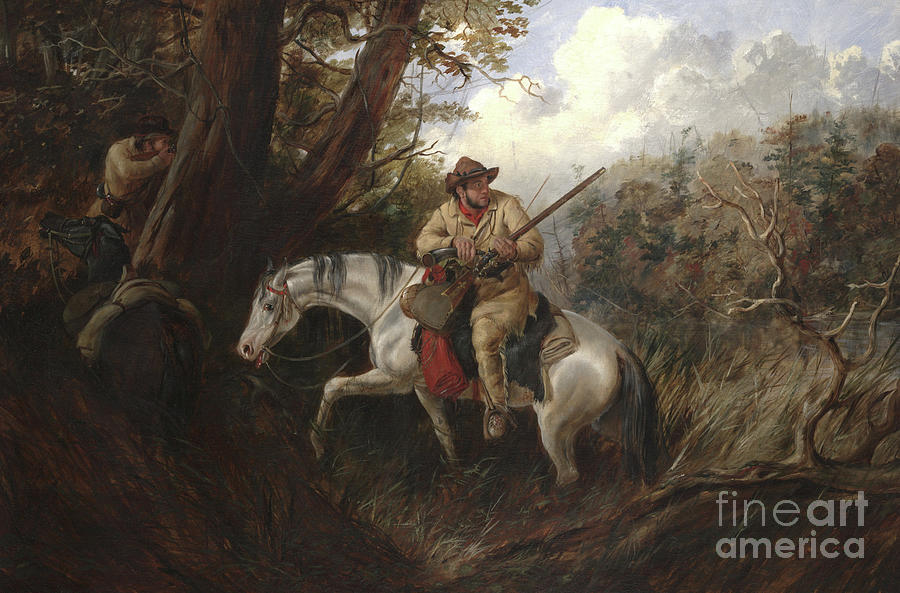 Arthur Fitzwilliam Tait Painting - American Frontier Life by Arthur Fitzwilliam Tait