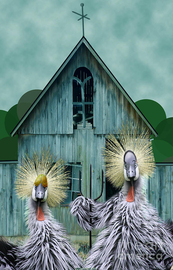 American Gothic Revisisted  Digital Art by Lois Mountz