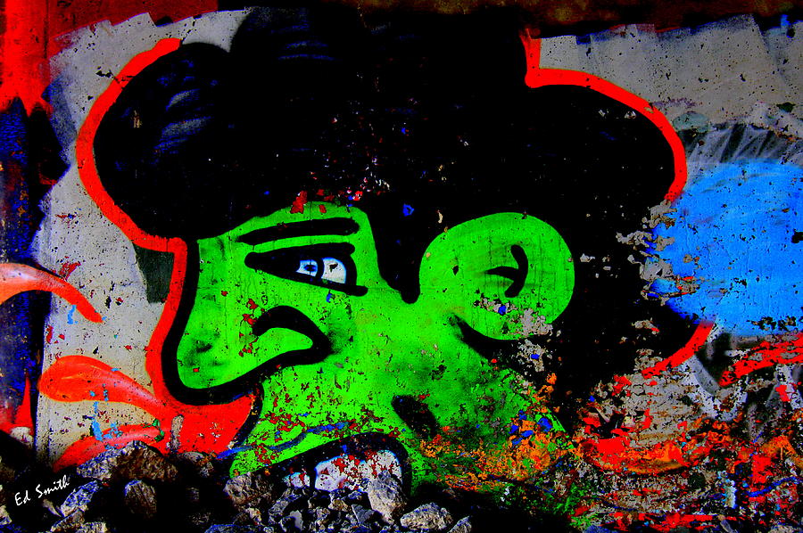 American Graffiti 9 Mean Mr Green Photograph by Edward Smith