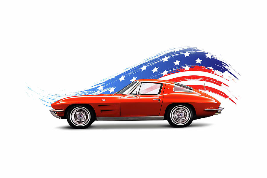Vintage Digital Art - American Icon by Peter Chilelli