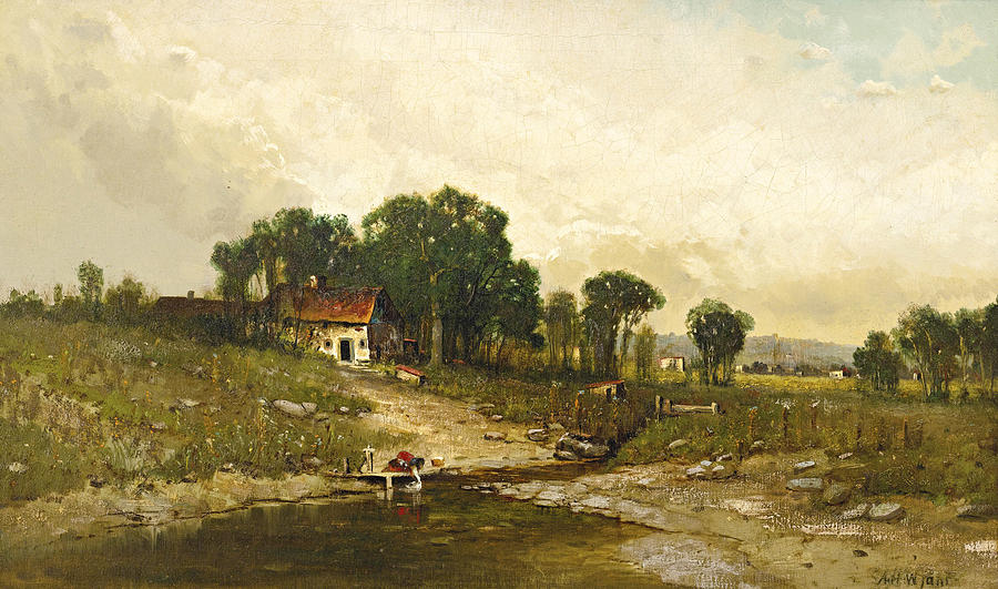 American Landscape Painting by Alexander Helwig Wyant