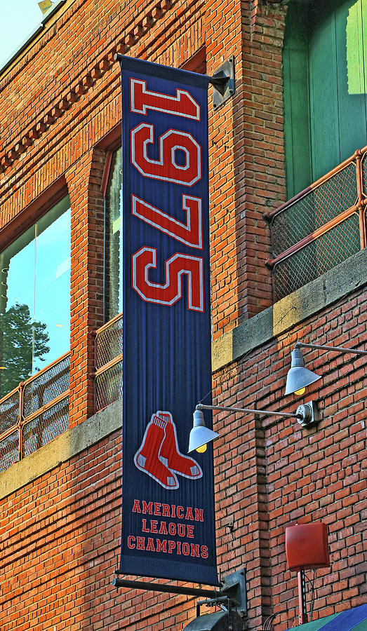 American League Championship Banner # 1 - Fenway Park Photograph by Allen Beatty