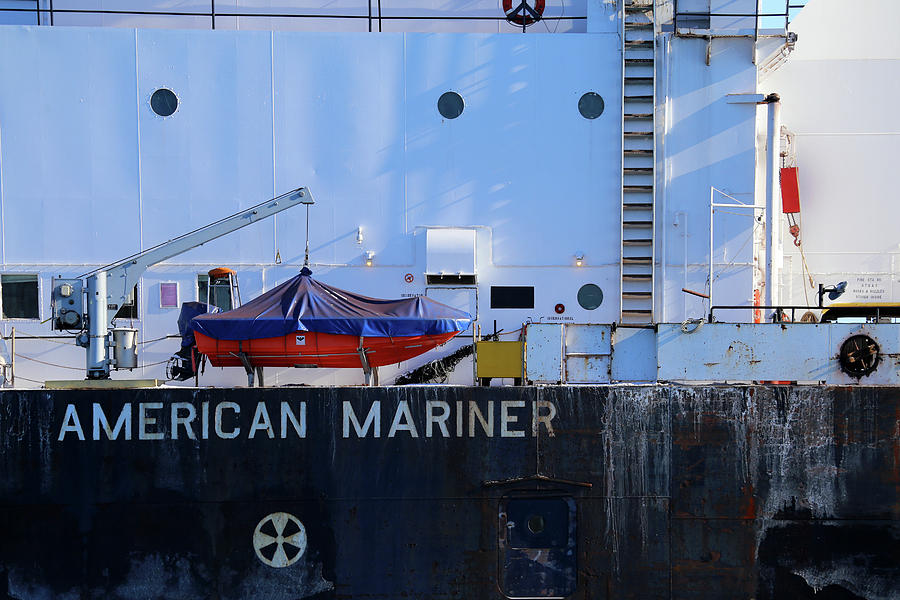 American Mariner Closeup Photograph by Mary Bedy