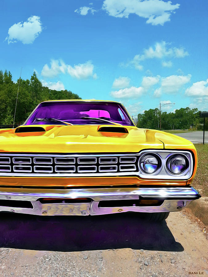 Detroit Painting - American Muscle by Little Bunny Sunshine