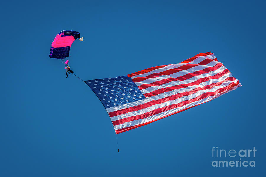 American Parachute Photograph by Joann Long
