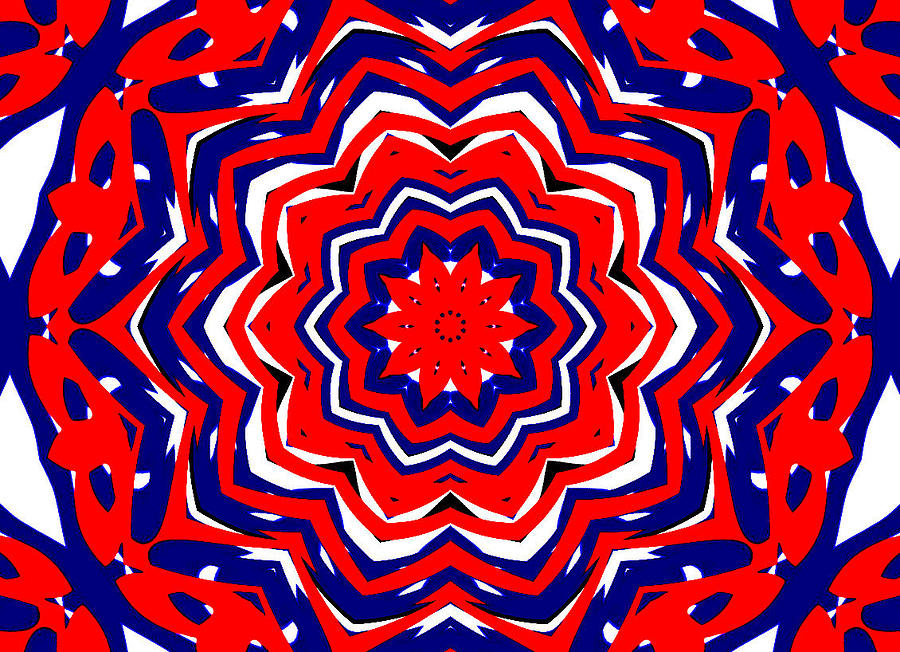 Kaleidoscope 555 by Kristalin Davis Digital Art by Kristalin Davis