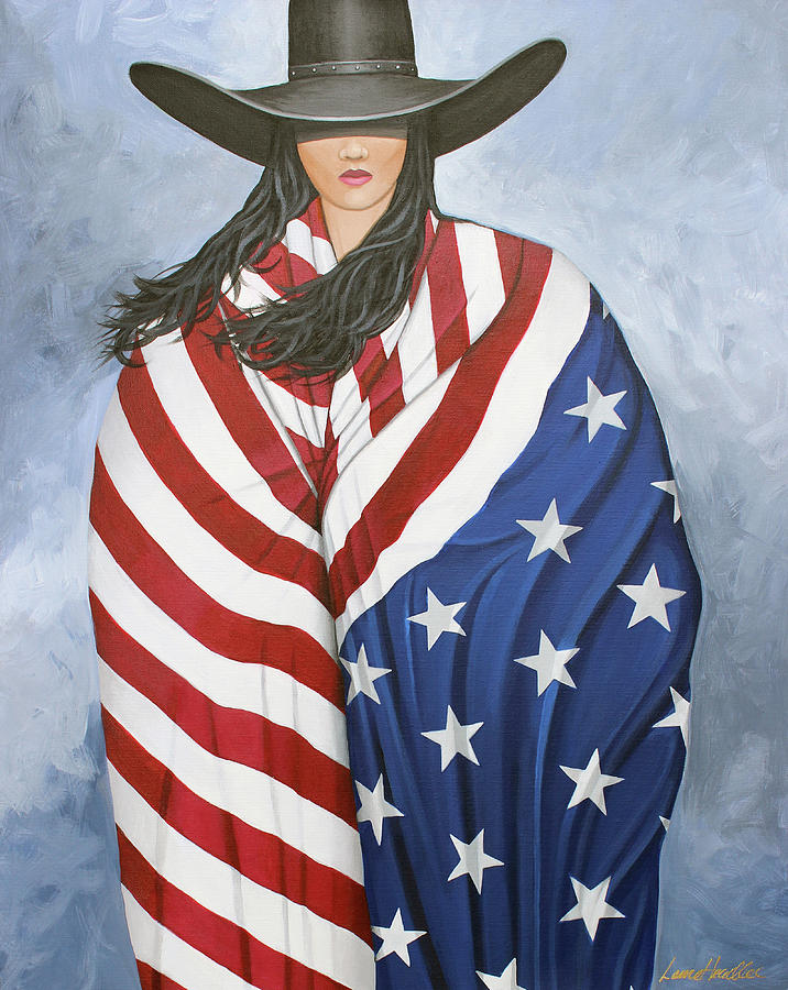 American Pride 1 Painting by Lance Headlee