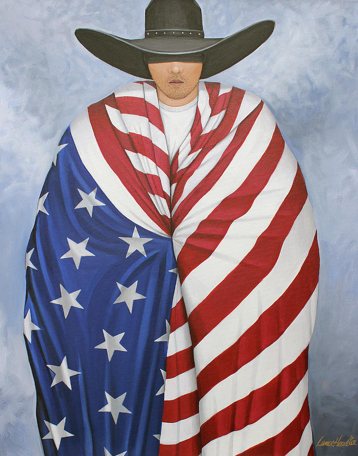 American Pride 2 Painting by Lance Headlee