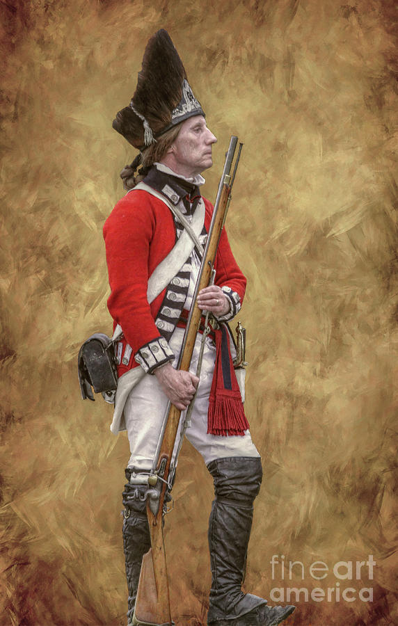 American Revolution British Soldier II Digital Art by Randy Steele