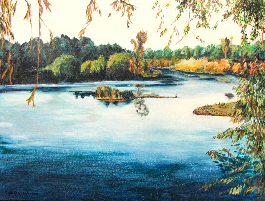 American River 2 Painting by Jack Warren - Fine Art America