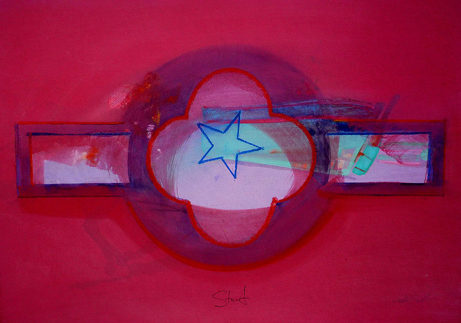 Abstract Painting - American Star of the Sea by Charles Stuart