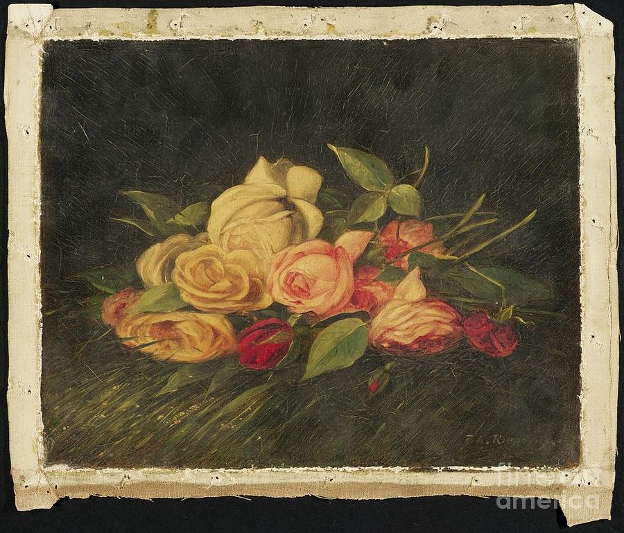 American Title Roses Painting by MotionAge Designs