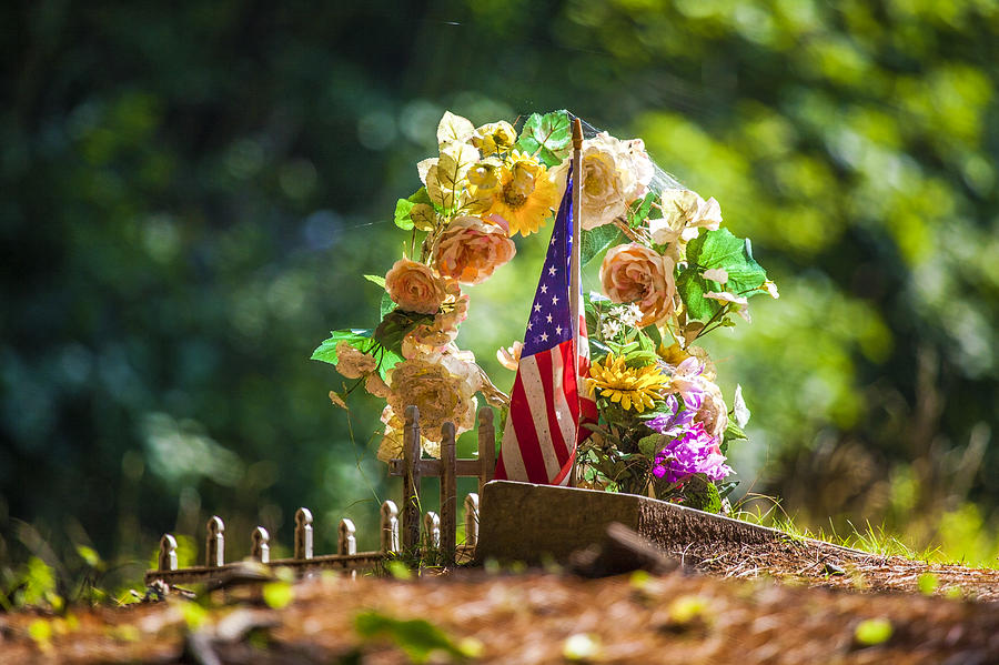 American War Veteran Grave Photograph