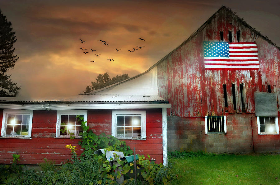 Americana at Dusk Photograph by Diana Angstadt