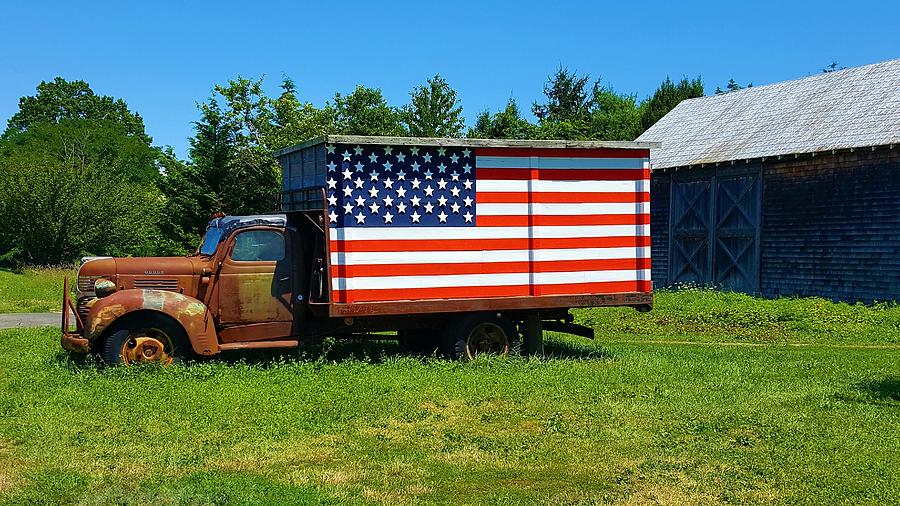 Americana Truck  Photograph by Rob Hans