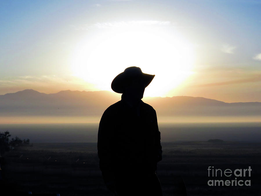 Buffalo Photograph - Americas Cowboy at Sunrise by Mike Fisher