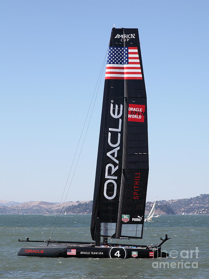 Americas Cup in San Francisco - Oracle Team USA 4 - 5D18225 Photograph by Wingsdomain Art and Photography