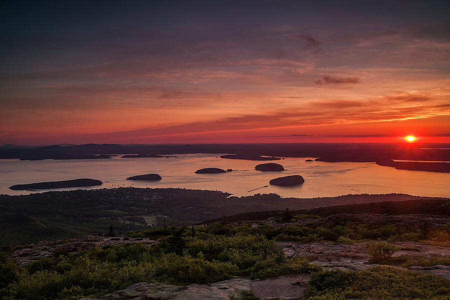 Acadia National Park Photograph - Americas First Light by Andrew Soundarajan
