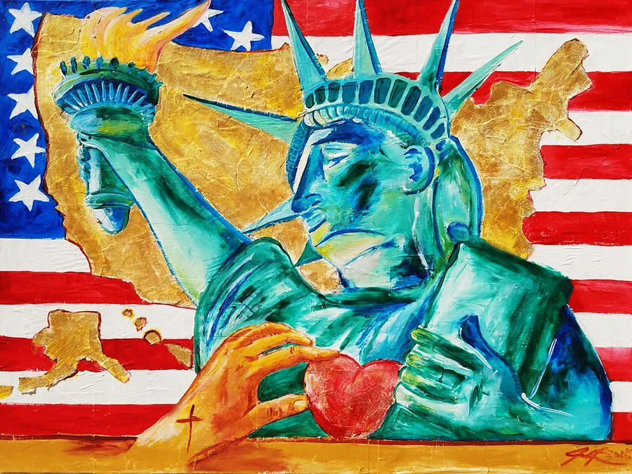 Americas Restoration Painting by Jennifer Page
