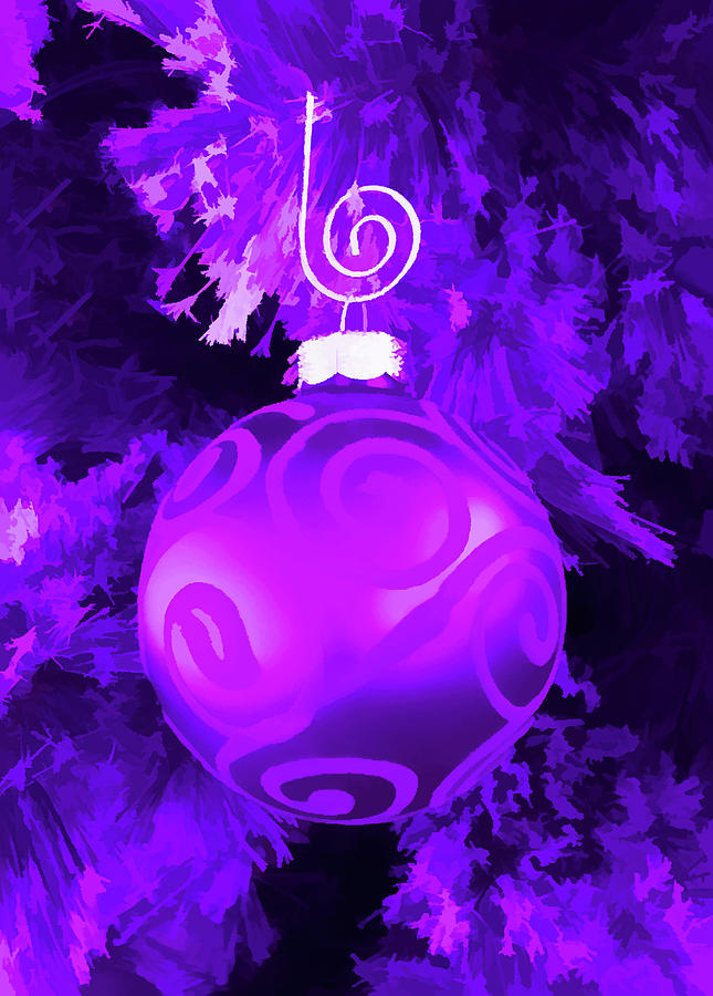 Amethyst Christmas Ornament Photograph by Aimee L Maher ALM GALLERY