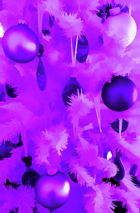 Amethyst Christmas Tree Ornaments Photograph by Aimee L Maher ALM GALLERY